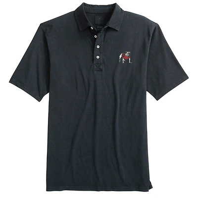 Men's johnnie-O  Black Georgia Bulldogs Coastal Wash Polo