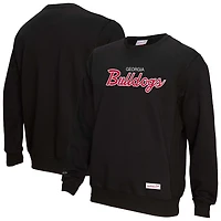 Sweat-shirt à capuche noir Georgia Bulldogs Elite Script pour homme de Mitchell & Ness