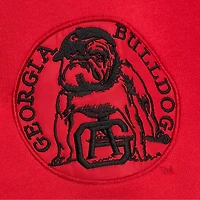 Sweat-shirt Throwback Allover 4.0 Mitchell & Ness pour hommes, gris chiné, Georgia Bulldogs