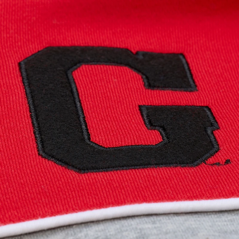 Men's Mitchell & Ness Red Georgia Bulldogs Fleece Sweatshirt