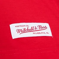 T-shirt à manches longues raglan flammé légendaire des Georgia Bulldogs de Mitchell & Ness pour hommes, rouge