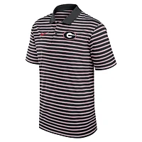 Men's Nike Black/White Georgia Bulldogs Primetime Victory Striped Dri-FIT Polo