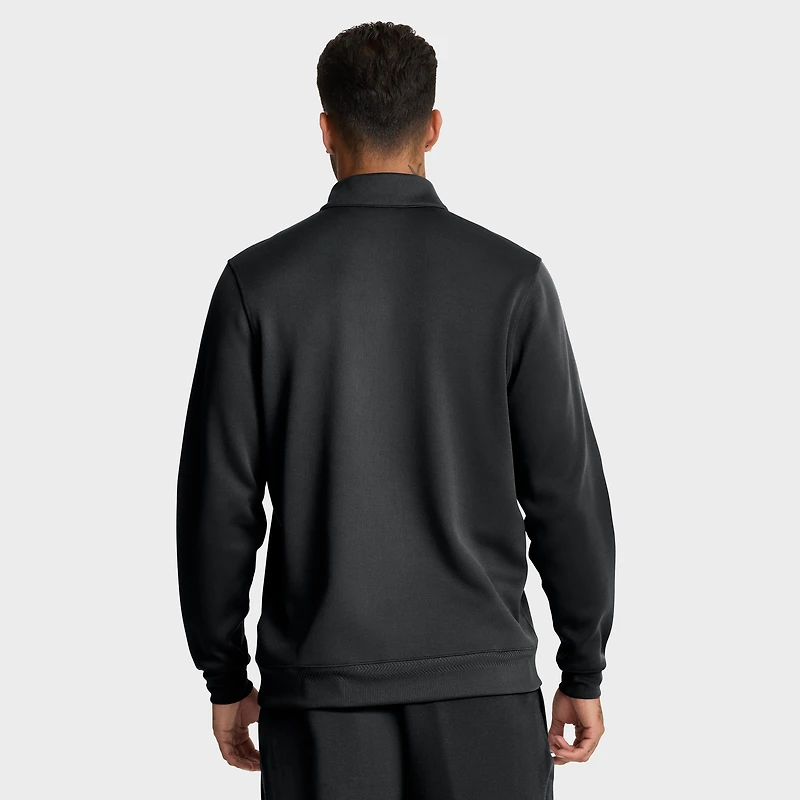 Men's Nike Black Georgia Bulldogs 2025 Coaches Premium Dri-FIT Half-Zip Pullover