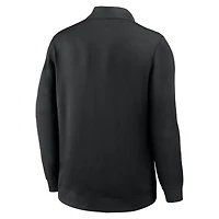Men's Nike Black Georgia Bulldogs 2025 Coaches Premium Dri-FIT Half-Zip Pullover