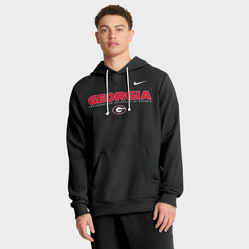 Men's Nike Georgia Bulldogs 2025 Sideline Standard Issue Dri-FIT Hoodie