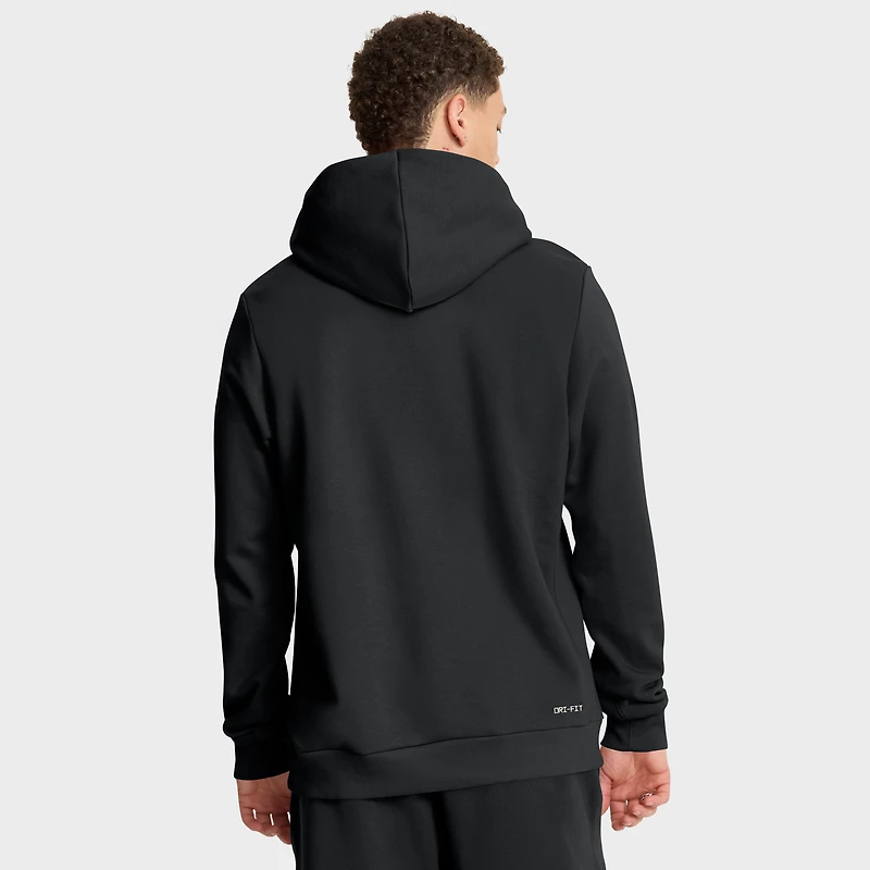 Sweat à capuche Nike noir Georgia Bulldogs 2025 Sideline Standard Issue Dri-FIT pour homme
