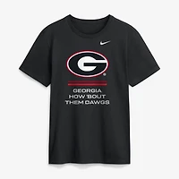 T-shirt Nike Dri-FIT noir pour homme Georgia Bulldogs 2026 Sideline