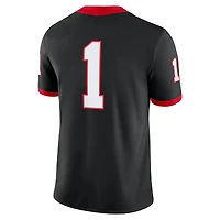Maillot de match alternatif Nike noir Georgia Bulldogs pour homme