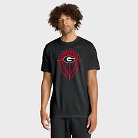 Men's Nike Black Georgia Bulldogs Basketball Icon Legend Dri-FIT T-Shirt