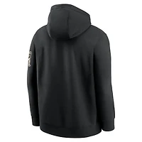 Sweat à capuche Nike Georgia Bulldogs Club Fleece noir pour homme