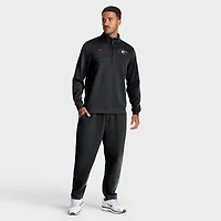 Men's Nike Black Georgia Bulldogs Coaches Premium Dri-FIT Half-Zip Pullover