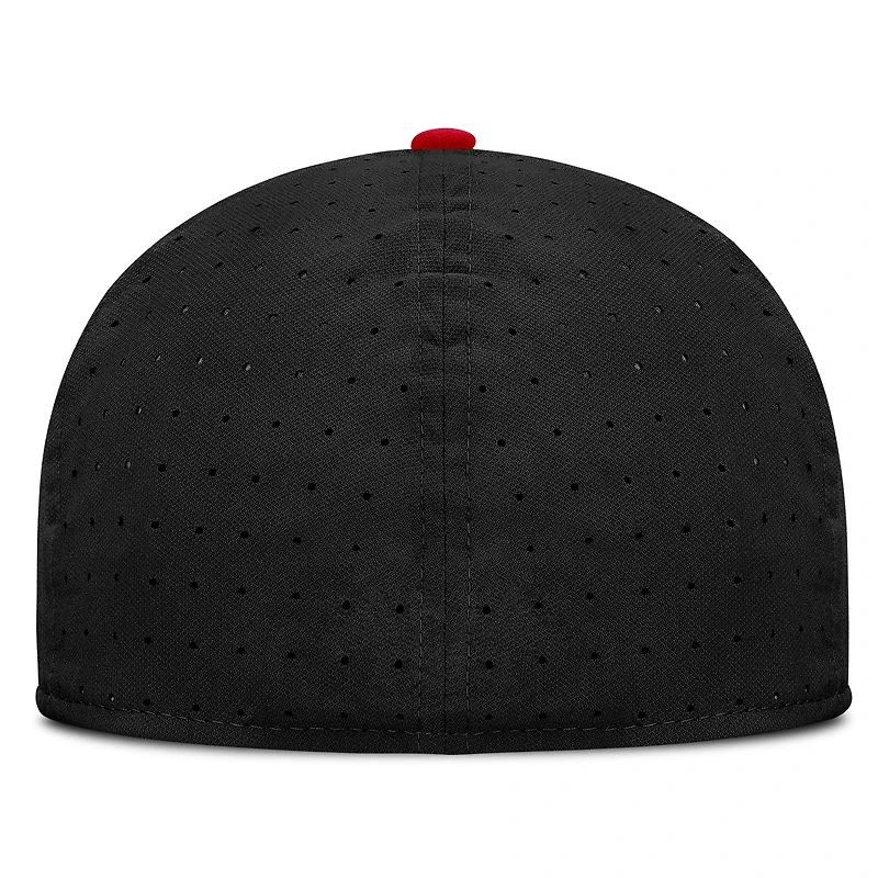 Casquette ajustée Nike Georgia Bulldogs Dugout True Dri-FIT noire pour homme