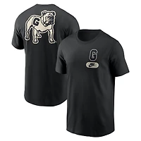 T-shirt Nike noir tendance pour homme des Georgia Bulldogs