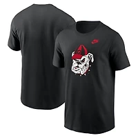 T-shirt Nike noir Georgia Bulldogs Legacy Alternate Logo pour homme