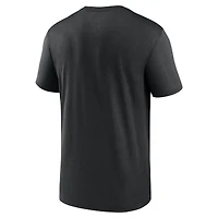 T-shirt de performance Nike Georgia Bulldogs Legend Basketball Icon pour homme, noir