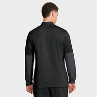 Pull Nike noir Georgia Bulldogs One Goal Performance à demi-zip pour homme