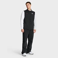 Gilet Nike noir Georgia Bulldogs Primetime Victory Performance à fermeture éclair intégrale pour homme