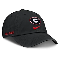 Men's Nike Black Georgia Bulldogs Primetime Club Adjustable Hat
