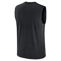 Men's Nike Black Georgia Bulldogs Primetime Legend Mascot Lock Up Performance Muscle Tank Top