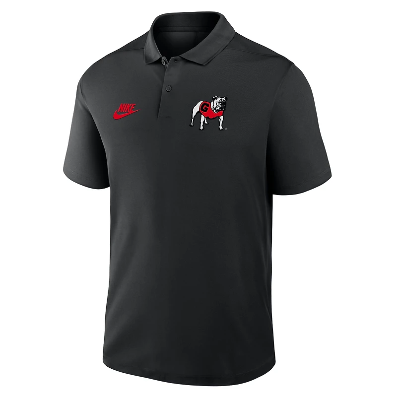 Men's Nike Black Georgia Bulldogs Primetime Victory Legacy Vault Logo Performance Polo