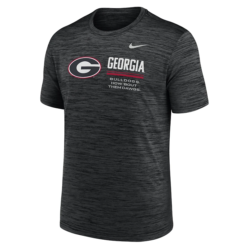 Men's Nike Red Georgia Bulldogs Sideline Velocity Dri-FIT T-Shirt