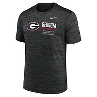 Men's Nike Red Georgia Bulldogs Sideline Velocity Dri-FIT T-Shirt