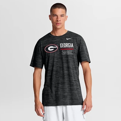 Men's Nike Red Georgia Bulldogs Sideline Velocity Dri-FIT T-Shirt