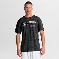 Men's Nike Red Georgia Bulldogs Sideline Velocity Dri-FIT T-Shirt