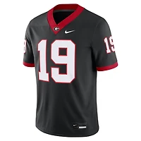Men's Nike Brock Bowers Black Georgia Bulldogs Alternate Alumni Game Jersey