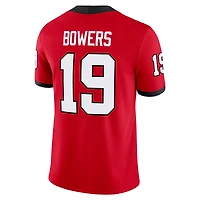 Men's Nike Brock Bowers Red Georgia Bulldogs Player Game Jersey