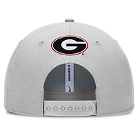 Casquette ajustable Nike grise Georgia Bulldogs 2025 Sideline Dust pour homme