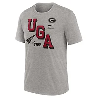 T-shirt à trois mélanges Nike pour hommes, gris chin