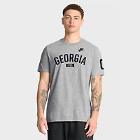 Men's Nike Heather Gray Georgia Bulldogs Legacy Arch T-Shirt