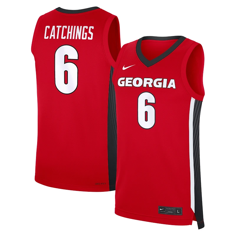 Maillot réplique de basketball Nike Kanon Catchings rouge Georgia Bulldogs pour homme