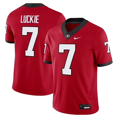 Men's Nike Lawson Luckie Red Georgia Bulldogs Game Football Jersey