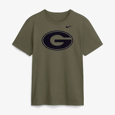 Men's Nike Olive Georgia Bulldogs Primetime Logo Dri-FIT T-Shirt