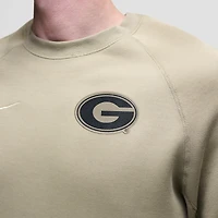 Men's Nike Olive Georgia Bulldogs Tech Fleece Raglan Sweatshirt