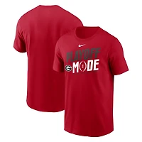 Men's Nike  Red Georgia Bulldogs 2025-26 College Football Playoff Pass Protection T-Shirt