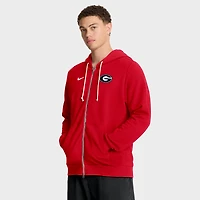 Men's Nike Red Georgia Bulldogs 2025 Sideline Standard Issue Dri-FIT Full-Zip Hoodie