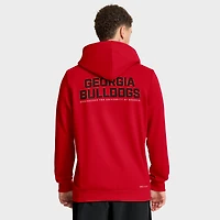 Men's Nike Red Georgia Bulldogs 2025 Sideline Standard Issue Dri-FIT Full-Zip Hoodie