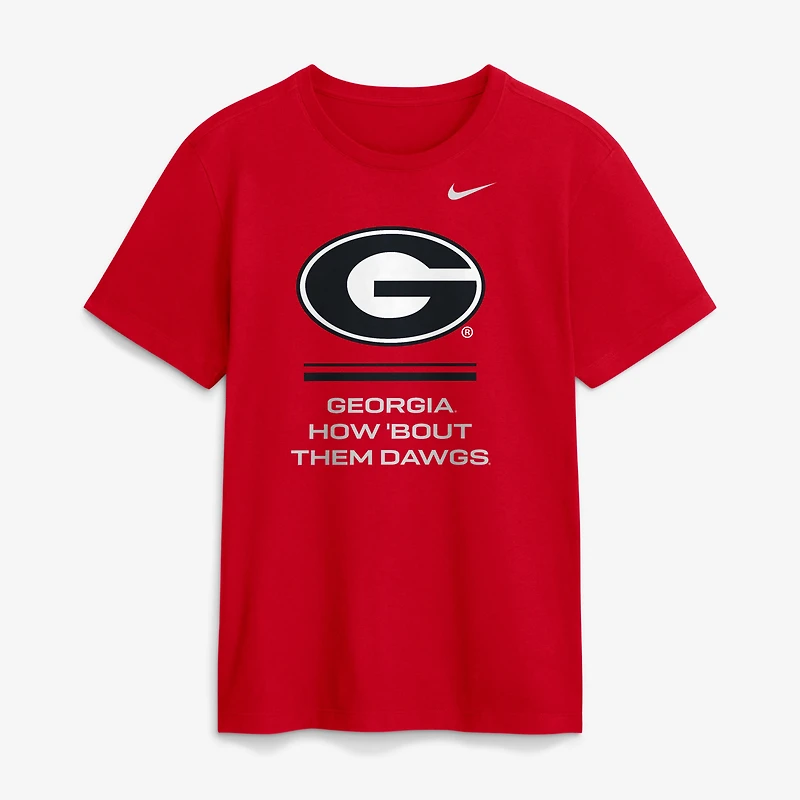 T-shirt Nike rouge Georgia Bulldogs 2026 Sideline Dri-FIT pour homme