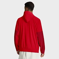 Men's Nike Red Georgia Bulldogs Anorak Half-Zip Hoodie Jacket