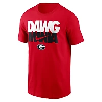 T-shirt Nike rouge Georgia Bulldogs Campus Local Madness pour homme