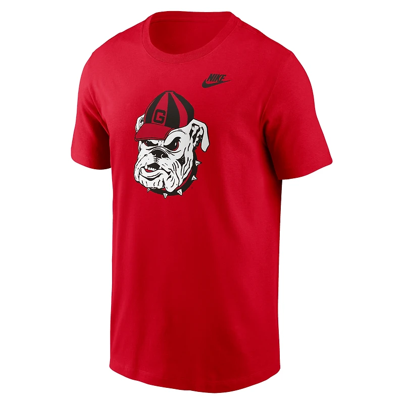 T-shirt Nike rouge Georgia Bulldogs Legacy Alternate Logo pour homme
