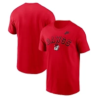 T-shirt Nike rouge Georgia Bulldogs Legacy pour homme