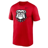 T-shirt Nike rouge Georgia Bulldogs Primetime Legend avec logo alternatif pour homme