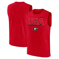 Men's Nike Red Georgia Bulldogs Primetime Tricode Legend Dri-FIT Tank Top