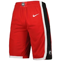 Men's Nike Red Georgia Bulldogs Replica Team Basketball Shorts