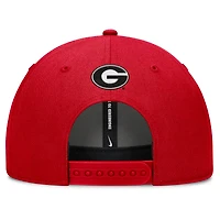 Casquette ajustable Nike rouge Georgia Bulldogs Slanted Primetime Rise Performance pour homme