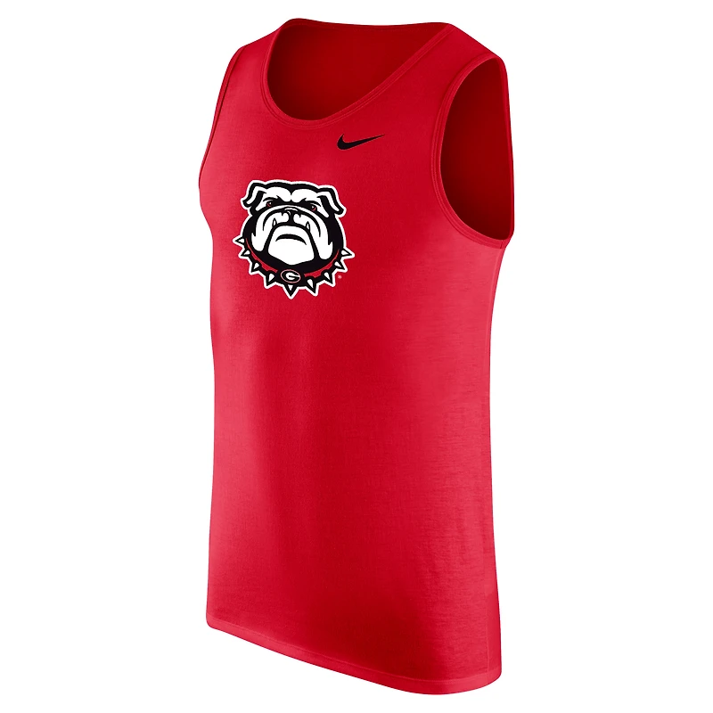 Débardeur Nike rouge Georgia Bulldogs pour homme